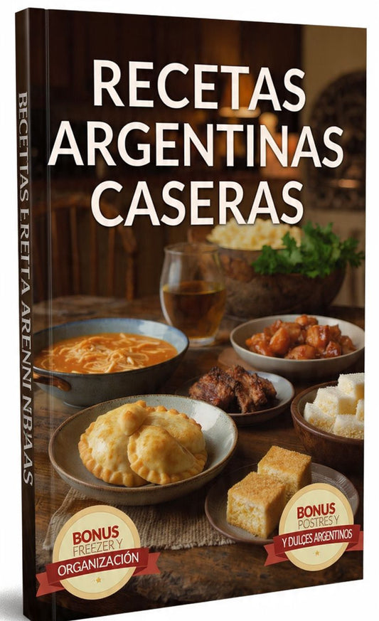 RECETAS ARGENTINAS CASERAAS+BONUS HORGANIZACION HELADERA+POSTRES Y DULCES